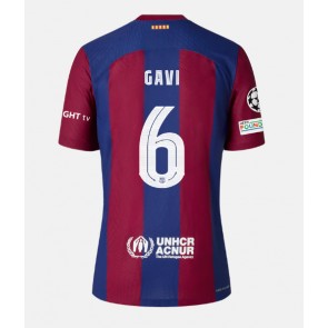 Barcelona Paez Gavi #6 Hemmatröja 2023-24 Kortärmad